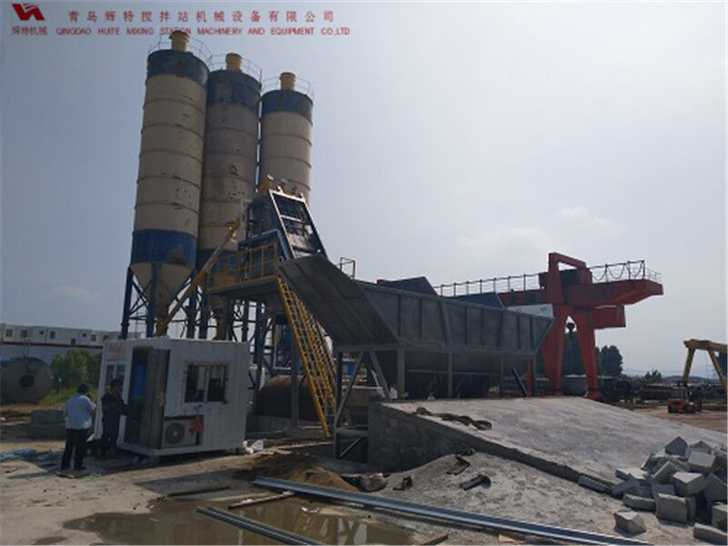 混凝土攪拌站HZS75計(jì)算速度快、響應(yīng)時間短-輝特攪拌站