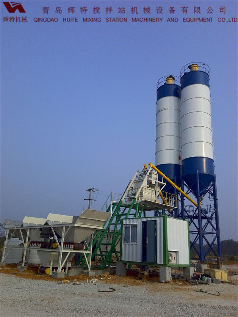 攪拌站HZS35易損件少，維護(hù)簡單，運行費用低
