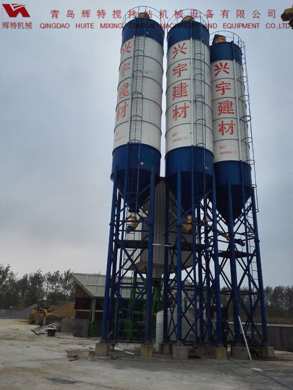 輝特攪拌站HZS75特別適合于干硬性、半干硬性混凝土的生產(chǎn)