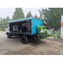  車載式雙噴頭濕噴機(jī)，車載式濕噴臺車，雙噴頭混凝土濕噴臺車
