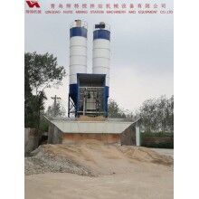 輝特混凝土攪拌站HZS50攪拌性能強，攪拌均勻、迅速，生產(chǎn)效率高