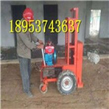 不開玩笑！自走式四輪鏈條打夯機 柴油夯錘機