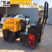 內(nèi)外兼修！1噸雙鋼輪振動壓路機 全液壓柴油壓路機 振動小碾子