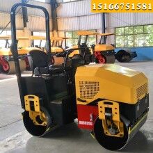 一路順風！座駕式2.5噸全液壓壓路機 雙鋼輪柴油振動碾 溝槽壓實機