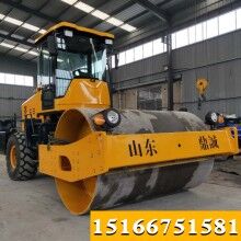 大馬力發(fā)動機自重8噸單鋼輪壓路機 輪寬1.85米振動碾 泥土路面壓道機