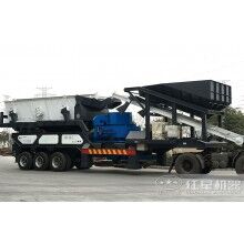 一臺移動式的破碎機價格多少？生產(chǎn)能力大不大？Z100