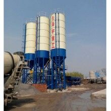 高清圖細(xì)節(jié)圖城鎮(zhèn)化建設(shè)小型混凝土攪拌站澤宇重工HZS75混凝土攪拌站